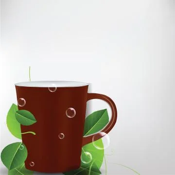 Mug background Stock Illustration