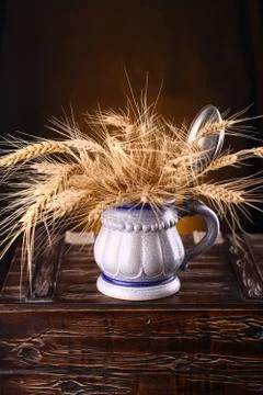 Mug of barley Stock Photos