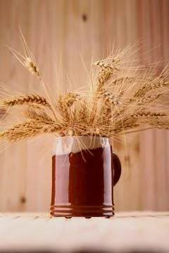 Mug of barley Stock Photos