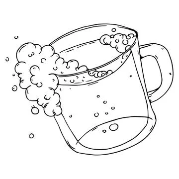 Mug of beer icon. Stock Illustration