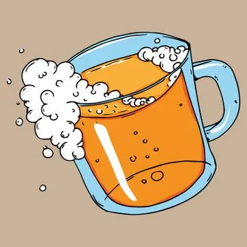 Mug of beer icon. Stock Illustration