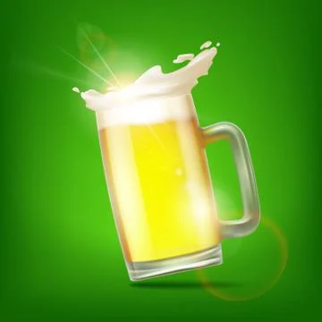 Mug with beer Stock-Illustration