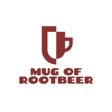 Mug of beer logo design template Stock Illustration