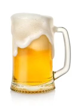 Mug with beer Stock Photos