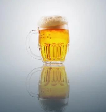 Mug with beer Stock Photos