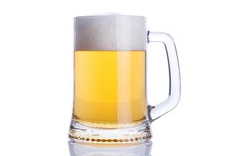 Mug with beer Stock Photos