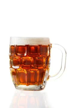 Mug of beer Stockfoto's