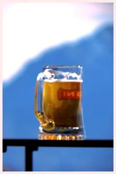 A mug of beer. 스톡 사진