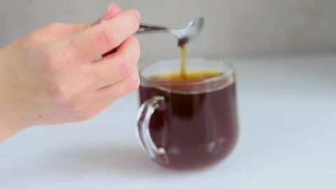 A mug of black coffee. Stock Footage 170481549