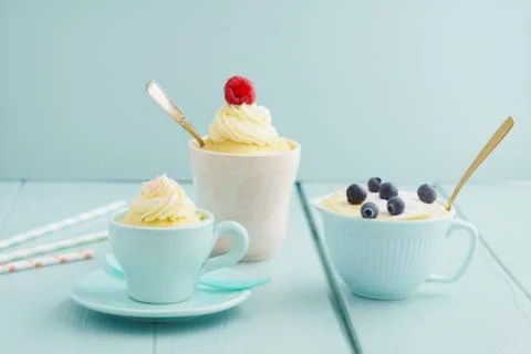 Mug cakes Stock Photos