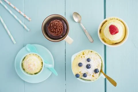 Mug cakes Stock Photos