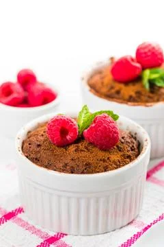 Mug Chocolate Cake 스톡 사진