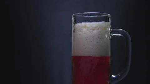 Mug of cold beer Stock Footage 130875845