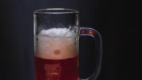 Mug of cold beer Stock Footage 130875856