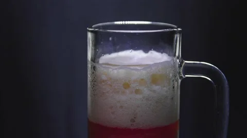 Mug of cold beer Stock Footage 130875864