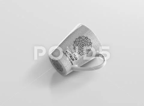 Mug cone side PSD Template