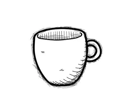 Mug Drinking Glass Stock Illustration