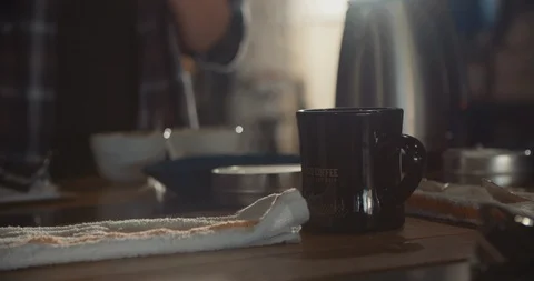 A Mug 스톡 동영상 105355457