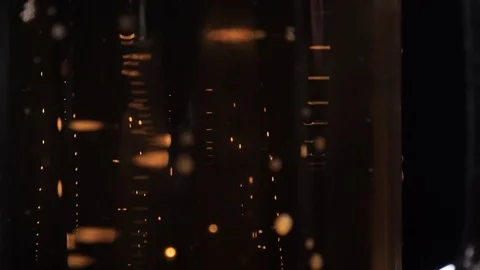 Mug Full Of Beer Moving Bubbles 1 Stock Footage 75933976