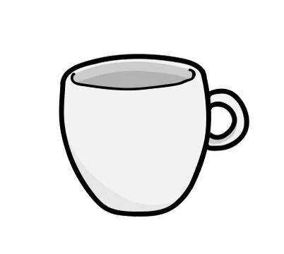 Mug Glass Vector Illustration Stock Illustration