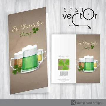 Mug Of Green Beer For St Patrick s Day. Mug Of Green Beer For St Patrick s... Stock Photos