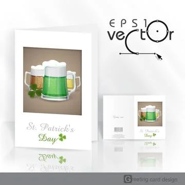Mug Of Green Beer For St Patrick s Day. Mug Of Green Beer For St Patrick s... Stock Photos