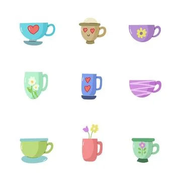Mug hand drawn vector illustration Stock Illustration