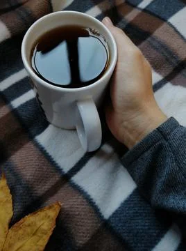 Mug in hand. 스톡 사진