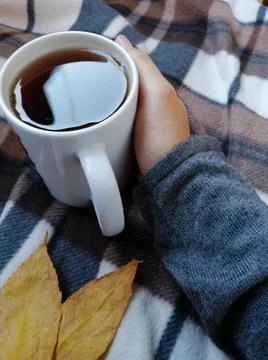 Mug in hand. 스톡 사진