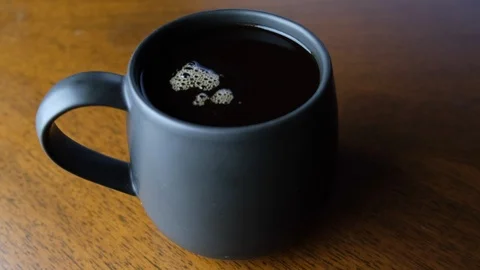 A Mug Of Hot Coffee Stock Footage 100305068