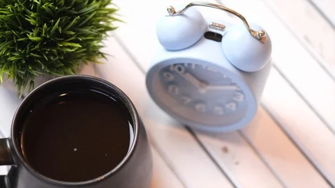 A Mug Of Hot Coffee Stock Footage 102629156