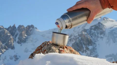 Mug of hot tea Stock Footage 59742280