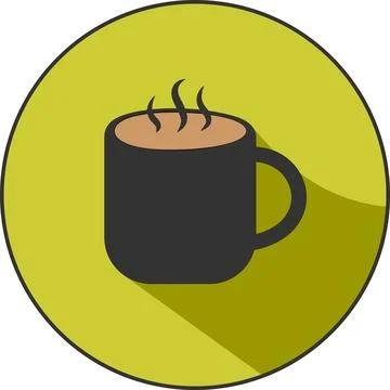 Mug icon - flat drink cups icons Stock Illustration