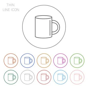 Mug icon 스톡 일러스트