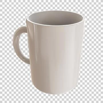 Mug isolated on white background Stock Illustration