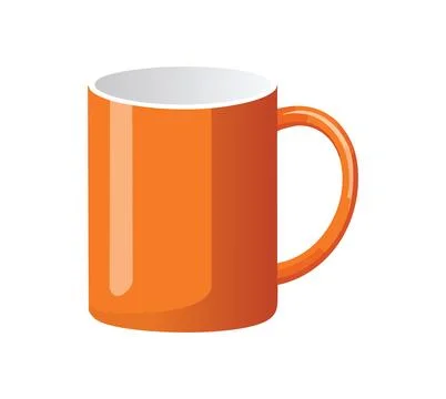 A Mug simple illustration Illustrazione stock