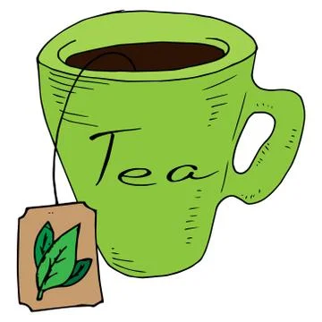 Mug of tea icon. Stock Illustration