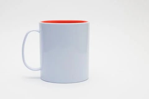 Mug white Foto stock