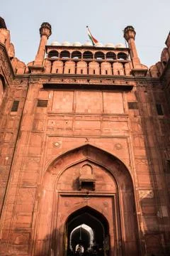 Mughal Fort in Delhi Stock Photos