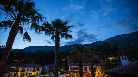Mugla Akyaka Night Timelapse 스톡 동영상 57802215