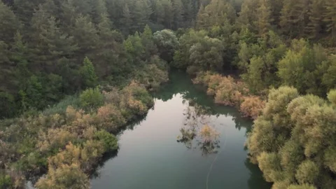 Mugla UlaLake DroneView Stock-Footage 314748766