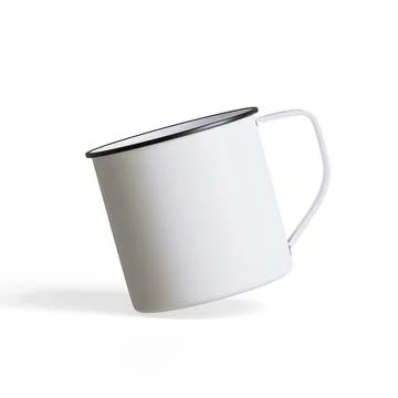 Mugs isolated on white background. Solid  or white color Cup High resolution Illustrazione stock