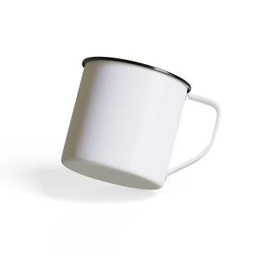 Mugs isolated on white background. Solid  or white color Cup High resolution Illustrazione stock