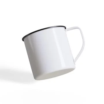 Mugs isolated on white background. Solid  or white color Cup High resolution Stock Illustration