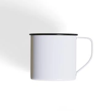 Mugs isolated on white background. Solid  or white color Cup High resolution Illustrazione stock