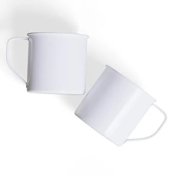Mugs isolated on white background. Solid  or white color Cup High resolution Stock Illustration