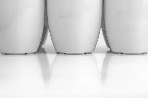 Mugs reflection Stock Photos
