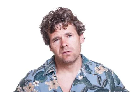Mugshot of loser Stock Photos