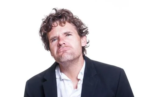 Mugshot of loser Stock Photos