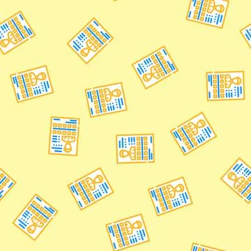 Mugshot profile criminal vector seamless pattern Stockillustratie